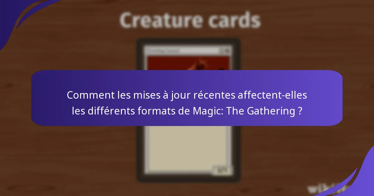 Comment la communauté de Magic: The Gathering réagit-elle à ces mises à jour ?
