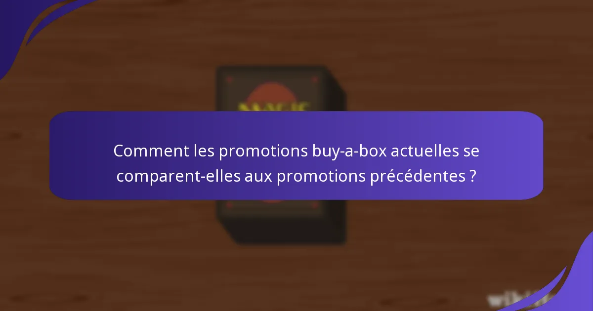 Quelles cartes exclusives sont incluses dans les promotions buy-a-box ?