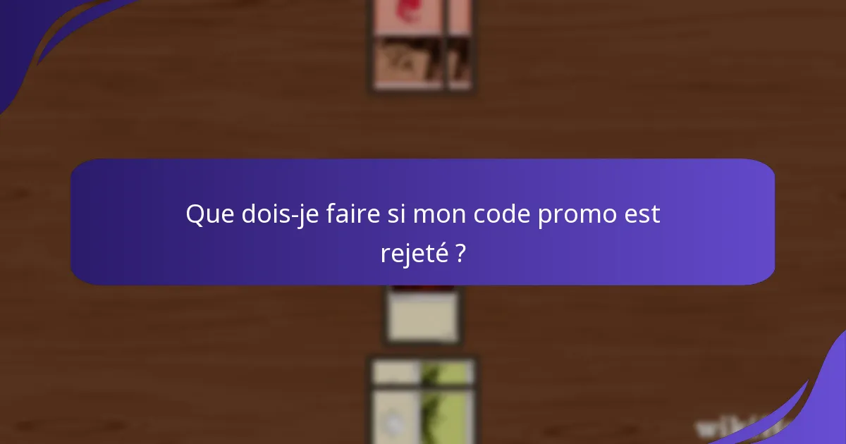 Où puis-je trouver des ressources d’assistance pour les codes promo ?