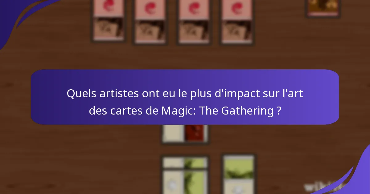 Quels sont les thèmes communs dans l’art des cartes de Magic: The Gathering ?
