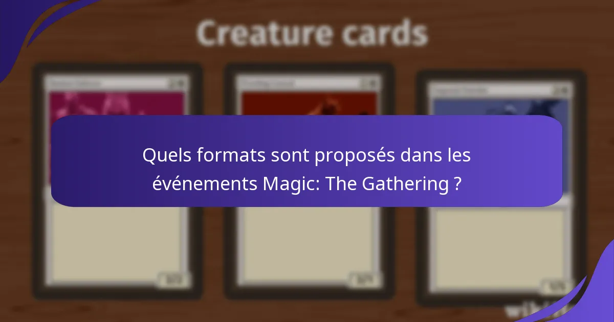 Où les joueurs peuvent-ils trouver des événements Magic: The Gathering locaux ?